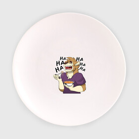 Тарелка 3D с принтом Furry ramen в Курске, фарфор | диаметр - 210 мм
диаметр для нанесения принта - 120 мм | furry dog ramen хахаха ha ha ha фурри furry