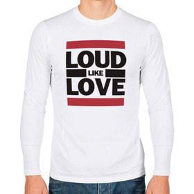 Мужской лонгслив хлопок с принтом Loud like Love в Курске, 100% хлопок |  | Тематика изображения на принте: loud like love placebo плэйсебо