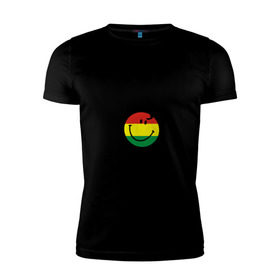 Мужская футболка премиум с принтом Jamaica в Курске, 92% хлопок, 8% лайкра | приталенный силуэт, круглый вырез ворота, длина до линии бедра, короткий рукав | bob marley | jamaica | no problem | reggae | растаман | регги