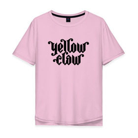 Мужская футболка хлопок Oversize с принтом Yellow Claw в Курске, 100% хлопок | свободный крой, круглый ворот, “спинка” длиннее передней части | Тематика изображения на принте: trap | trap music | yellow claw | трэп