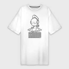 Платье-футболка хлопок с принтом Armind в Курске,  |  | armin van buuren | armind | asot | trance