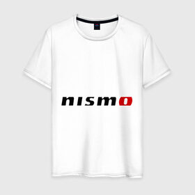 Мужская футболка хлопок с принтом Nismo в Курске, 100% хлопок | прямой крой, круглый вырез горловины, длина до линии бедер, слегка спущенное плечо. | nismo | nissan | авто | лого | низмо | нисан