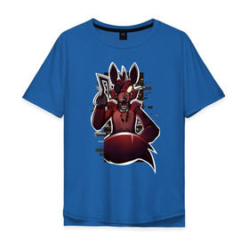 Мужская футболка хлопок Oversize с принтом Foxy в Курске, 100% хлопок | свободный крой, круглый ворот, “спинка” длиннее передней части | five nights at freddy s | fnaf | freddy | медведь | фнаф | фредди
