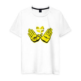 Мужская футболка хлопок с принтом Wu tang clan в Курске, 100% хлопок | прямой крой, круглый вырез горловины, длина до линии бедер, слегка спущенное плечо. | clan | hip hop | rza | wu tang | wutang | ву танг | вутанг | рэп