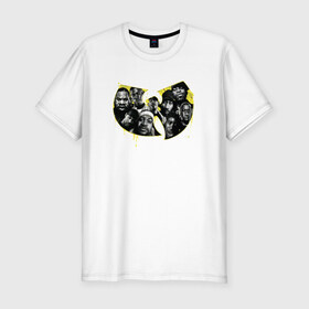 Мужская футболка премиум с принтом Wu tang clan в Курске, 92% хлопок, 8% лайкра | приталенный силуэт, круглый вырез ворота, длина до линии бедра, короткий рукав | 
