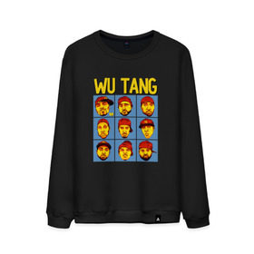 Мужской свитшот хлопок с принтом Wu tang clan в Курске, 100% хлопок |  | clan | hip hop | rza | wu tang | wutang | ву танг | вутанг | рэп