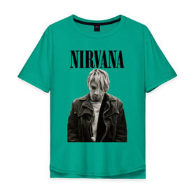 Мужская футболка хлопок Oversize с принтом nirvana t-shirt в Курске, 100% хлопок | свободный крой, круглый ворот, “спинка” длиннее передней части | kurt cobain | nirvana | гранж | курт кобейн | нирвана