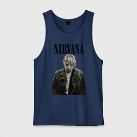 Мужская майка хлопок с принтом nirvana t-shirt в Курске, 100% хлопок |  | Тематика изображения на принте: kurt cobain | nirvana | гранж | курт кобейн | нирвана