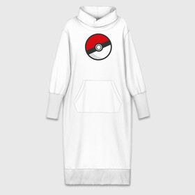 Платье удлиненное хлопок с принтом Pokeball в Курске,  |  | pokeball покебол покемон pokemon