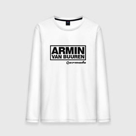 Мужской лонгслив хлопок с принтом Armin van Buuren в Курске, 100% хлопок |  | armada | armin van buuren | trance | армин