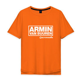 Мужская футболка хлопок Oversize с принтом Armin van Buuren в Курске, 100% хлопок | свободный крой, круглый ворот, “спинка” длиннее передней части | armada | armin van buuren | trance | армин