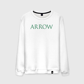 Мужской свитшот хлопок с принтом Arrow в Курске, 100% хлопок |  | arrow green зеленая стрела дс куин