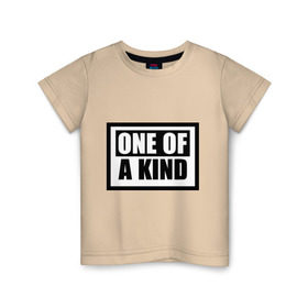 Детская футболка хлопок с принтом One of a kind в Курске, 100% хлопок | круглый вырез горловины, полуприлегающий силуэт, длина до линии бедер | big bang | g dragon | k pop | биг бенг | кей поп | корея