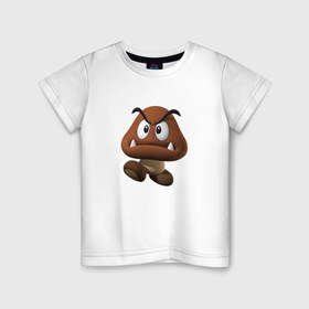 Детская футболка хлопок с принтом GOOMBA Gaming в Курске, 100% хлопок | круглый вырез горловины, полуприлегающий силуэт, длина до линии бедер | dota | dota 2 | goomba gaming | logo | дота | лого