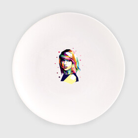 Тарелка с принтом Taylor Swift в Курске, фарфор | диаметр - 210 мм
диаметр для нанесения принта - 120 мм | Тематика изображения на принте: taylor swift | музыка | тэйлор свифт