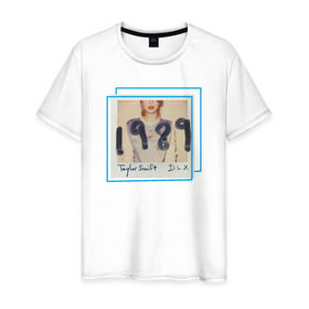 Мужская футболка хлопок с принтом ТС 1989 в Курске, 100% хлопок | прямой крой, круглый вырез горловины, длина до линии бедер, слегка спущенное плечо. | 1989 | taylor swift | музыка | тэйлор свифт