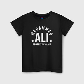 Детская футболка хлопок с принтом ALI ZairE в Курске, 100% хлопок | круглый вырез горловины, полуприлегающий силуэт, длина до линии бедер | ali | boxing | muhammad ali | али | бокс | мухамед али | спорт