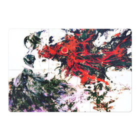 Магнитный плакат 3Х2 с принтом Киришима Тоука в Курске, Полимерный материал с магнитным слоем | 6 деталей размером 9*9 см | tokyo ghoul | киришима тоука из аниме tokyo ghoulтокийский гуль