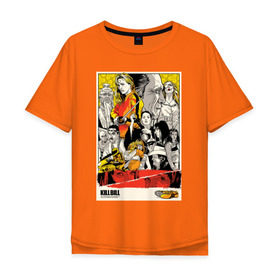 Мужская футболка хлопок Oversize с принтом Убить Билла Арт в Курске, 100% хлопок | свободный крой, круглый ворот, “спинка” длиннее передней части | тарантино