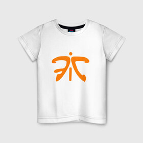 Детская футболка хлопок с принтом Fnatic Collection в Курске, 100% хлопок | круглый вырез горловины, полуприлегающий силуэт, длина до линии бедер | fnatic