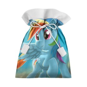 Подарочный 3D мешок с принтом My littlle pony в Курске, 100% полиэстер | Размер: 29*39 см | littlle | littlle pony | pony | пони