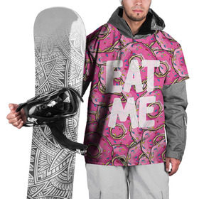 Накидка на куртку 3D с принтом Eat me в Курске, 100% полиэстер |  | гомер