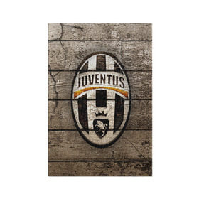Обложка для паспорта матовая кожа с принтом Juventus в Курске, натуральная матовая кожа | размер 19,3 х 13,7 см; прозрачные пластиковые крепления | juventus | спорт | фк | футбол | ювентус