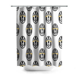 Штора 3D для ванной с принтом Juventus в Курске, 100% полиэстер | плотность материала — 100 г/м2. Стандартный размер — 146 см х 180 см. По верхнему краю — пластиковые люверсы для креплений. В комплекте 10 пластиковых колец | juventus | спорт | фк | футбол | ювентус
