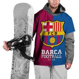 Накидка на куртку 3D с принтом Barca в Курске, 100% полиэстер |  | barcelona | барса | барселона | спорт | футбол