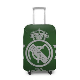 Чехол для чемодана 3D с принтом Real Madrid в Курске, 86% полиэфир, 14% спандекс | двустороннее нанесение принта, прорези для ручек и колес | real madrid | реал мадрид | спорт | футбол