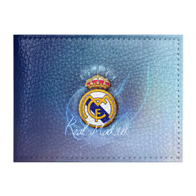 Обложка для студенческого билета с принтом Real Madrid в Курске, натуральная кожа | Размер: 11*8 см; Печать на всей внешней стороне | Тематика изображения на принте: real madrid | реал мадрид | спорт | футбол