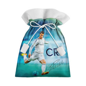 Подарочный 3D мешок с принтом Ronaldo в Курске, 100% полиэстер | Размер: 29*39 см | Тематика изображения на принте: роналдо