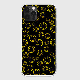 Чехол для iPhone 12 Pro Max с принтом Nirvana в Курске, Силикон |  | cobain | curt | nirvana | rock | smile | кобейн | курт | рок | смайл