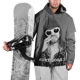 Накидка на куртку 3D с принтом Nirvana в Курске, 100% полиэстер |  | Тематика изображения на принте: cobain | curt | nirvana | rock | кобейн | курт | рок