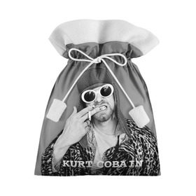 Подарочный 3D мешок с принтом Nirvana в Курске, 100% полиэстер | Размер: 29*39 см | cobain | curt | nirvana | rock | кобейн | курт | рок