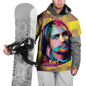 Накидка на куртку 3D с принтом Nirvana в Курске, 100% полиэстер |  | Тематика изображения на принте: cobain | curt | nirvana | rock | абстракт | кобейн | курт | рок