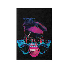 Обложка для паспорта матовая кожа с принтом The Prodigy в Курске, натуральная матовая кожа | размер 19,3 х 13,7 см; прозрачные пластиковые крепления | лиса