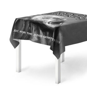 Скатерть 3D с принтом The Prodigy в Курске, 100% полиэстер (ткань не мнется и не растягивается) | Размер: 150*150 см | dnb | drum | prodigy | rave | продиджи | рейв | рэйв