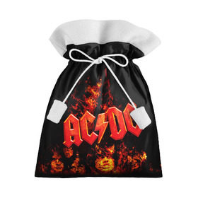 Подарочный 3D мешок с принтом AC/DC в Курске, 100% полиэстер | Размер: 29*39 см | ac dc | acdc | rock | рок | эйсидиси