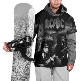 Накидка на куртку 3D с принтом AC/DC в Курске, 100% полиэстер |  | ac dc | acdc | rock | рок | эйсидиси