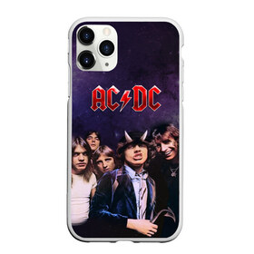 Чехол для iPhone 11 Pro матовый с принтом AC DC в Курске, Силикон |  | ac dc | acdc | hell | highway | rock | to | рок | эйсидиси