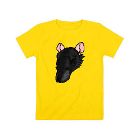 Детская футболка хлопок с принтом Ritcher в Курске, 100% хлопок | круглый вырез горловины, полуприлегающий силуэт, длина до линии бедер | hotline miami