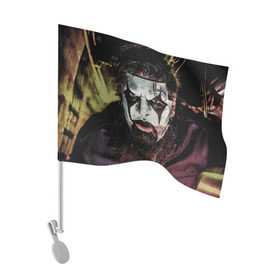Флаг для автомобиля с принтом Slipknot в Курске, 100% полиэстер | Размер: 30*21 см | slipknot | металл | рок | слипкнот | слипнот