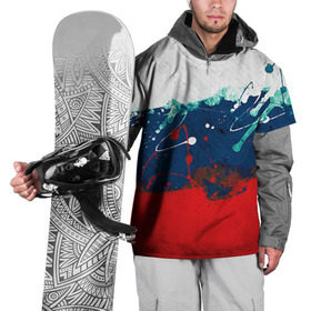 Накидка на куртку 3D с принтом Флаг в Курске, 100% полиэстер |  | Тематика изображения на принте: россия | русские | рф | триколор