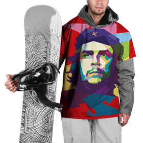 Накидка на куртку 3D с принтом Че Гевара в Курске, 100% полиэстер |  | Тематика изображения на принте: че гевара