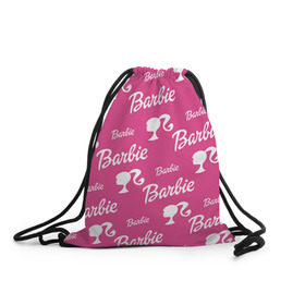 Рюкзак-мешок 3D с принтом Barbie в Курске, 100% полиэстер | плотность ткани — 200 г/м2, размер — 35 х 45 см; лямки — толстые шнурки, застежка на шнуровке, без карманов и подкладки | Тематика изображения на принте: barbie | барби | кукла
