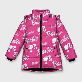 Зимняя куртка для девочек 3D с принтом Barbie в Курске, ткань верха — 100% полиэстер; подклад — 100% полиэстер, утеплитель — 100% полиэстер. | длина ниже бедра, удлиненная спинка, воротник стойка и отстегивающийся капюшон. Есть боковые карманы с листочкой на кнопках, утяжки по низу изделия и внутренний карман на молнии. 

Предусмотрены светоотражающий принт на спинке, радужный светоотражающий элемент на пуллере молнии и на резинке для утяжки. | barbie | барби | кукла