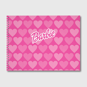 Альбом для рисования с принтом Barbie в Курске, 100% бумага
 | матовая бумага, плотность 200 мг. | barbie | барби | кукла