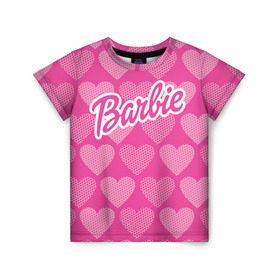 Детская футболка 3D с принтом Barbie в Курске, 100% гипоаллергенный полиэфир | прямой крой, круглый вырез горловины, длина до линии бедер, чуть спущенное плечо, ткань немного тянется | barbie | барби | кукла