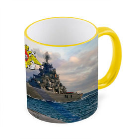 Кружка 3D с принтом ВМФ в Курске, керамика | ёмкость 330 мл | вмф | корабль | морской флот | россия | рф | силовые структуры